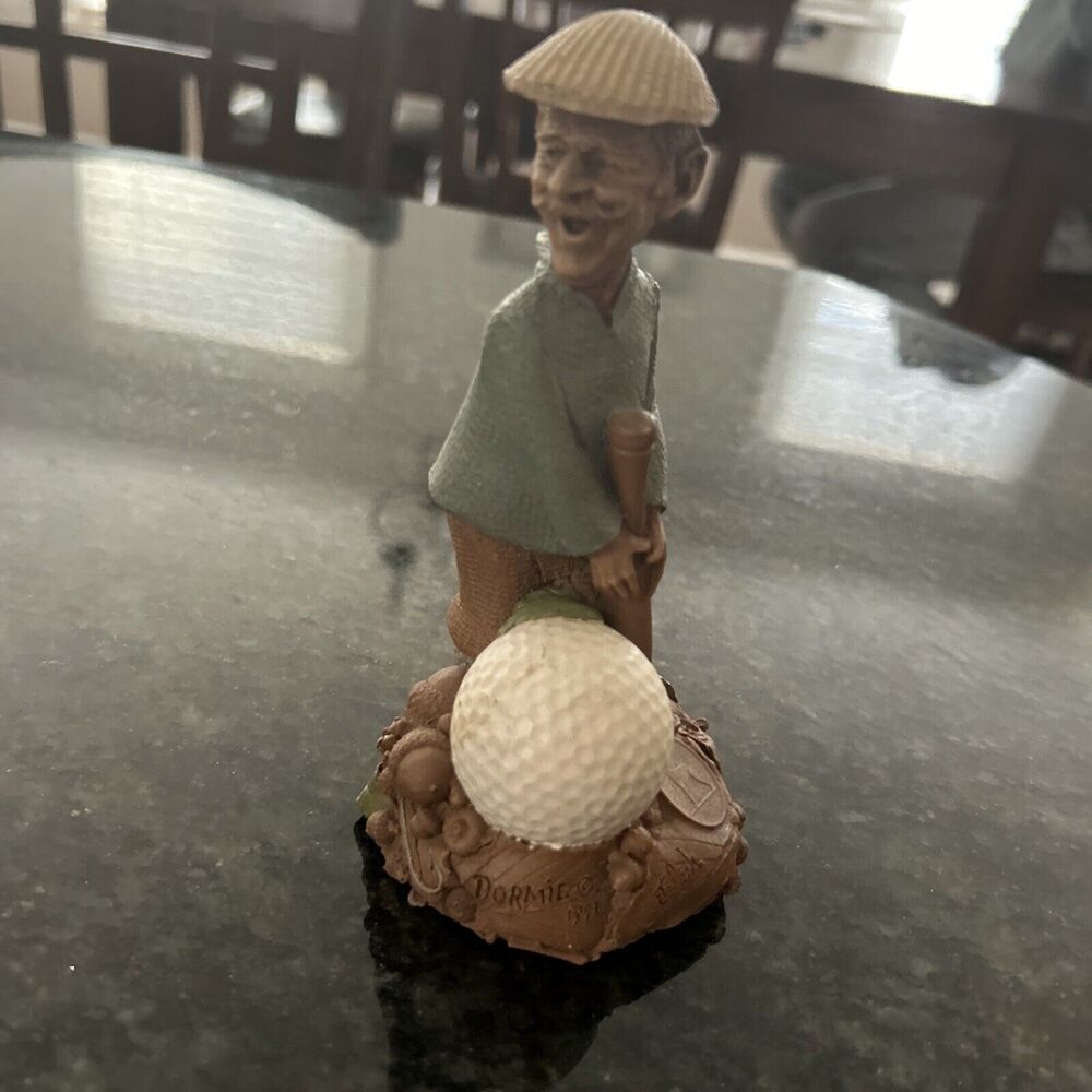 Tom Clark 1991 DORMIE #5164 Cairn Studio Signed Golf Figurine‎ with COA #20578